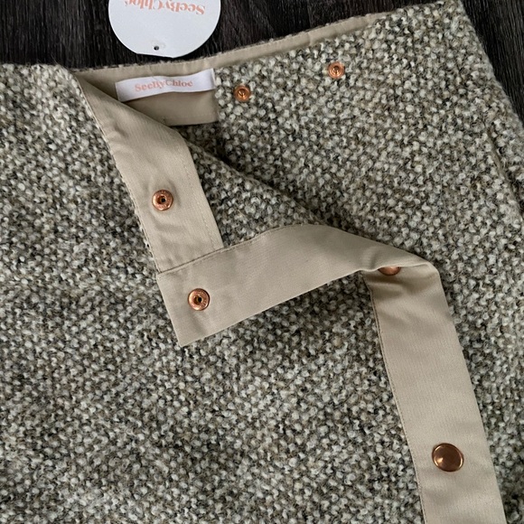 NWT See By Chloe Tweed Mini Skirt - Picture 3 of 8